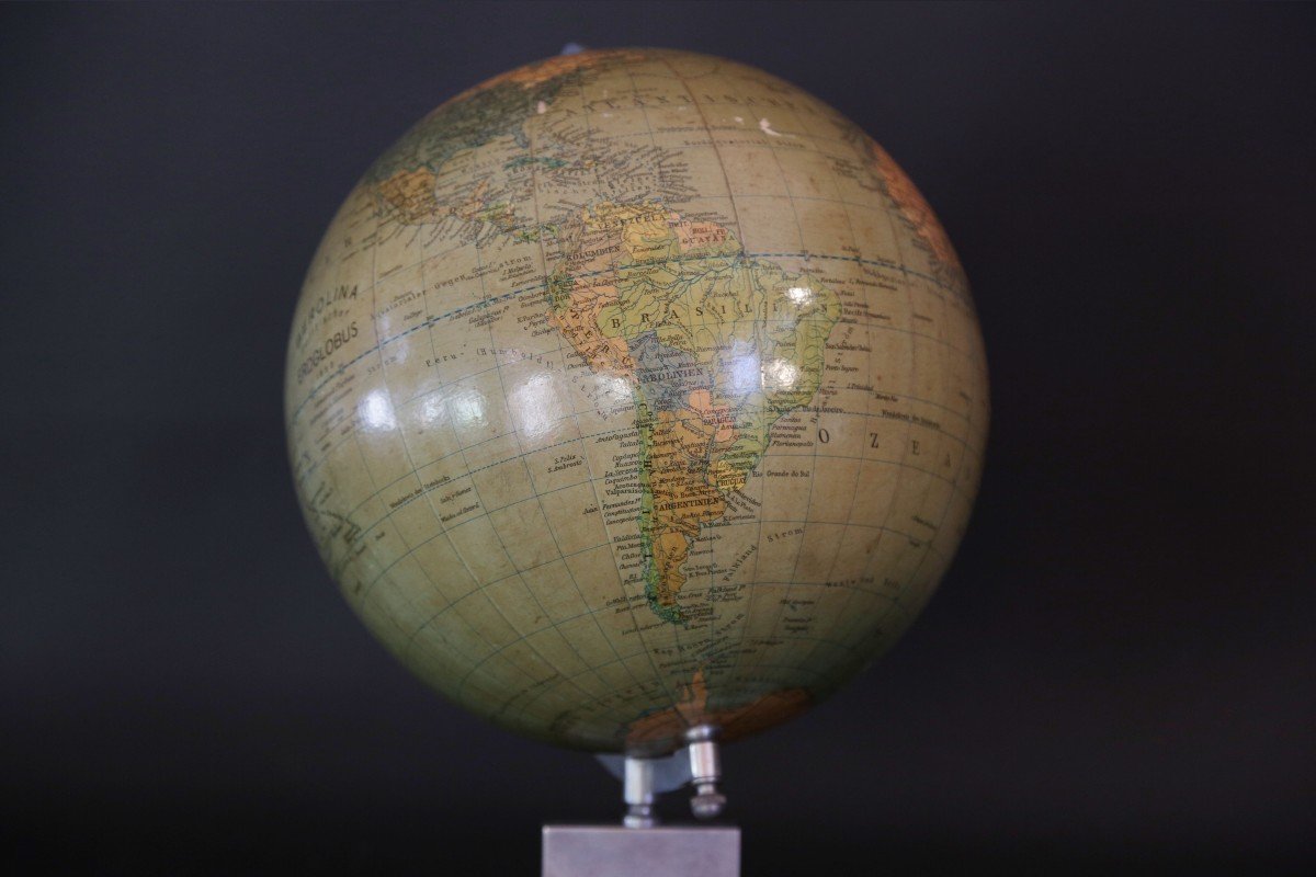 Terrestrial Globe, 1960, Berolina, Poilitischer, Erdglobus-photo-5