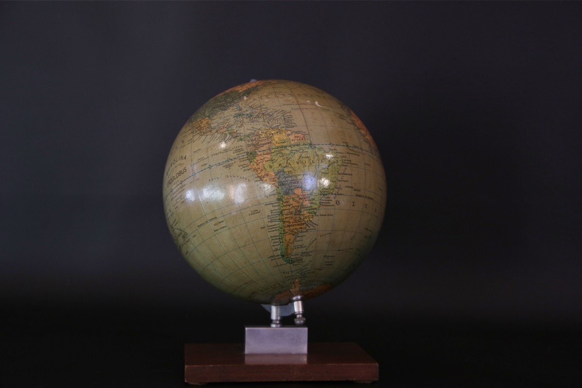 Terrestrial Globe, 1960, Berolina, Poilitischer, Erdglobus-photo-6