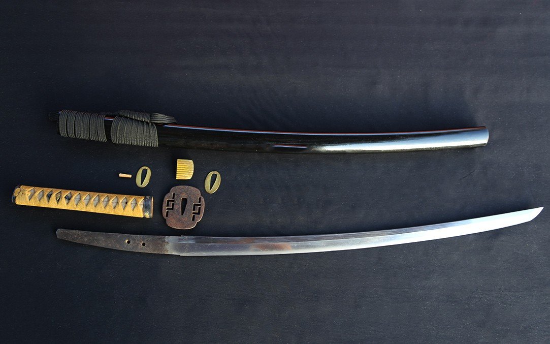 Long Katana Signé Kunishige国重, Période Muromachi (1333–1573)-photo-2