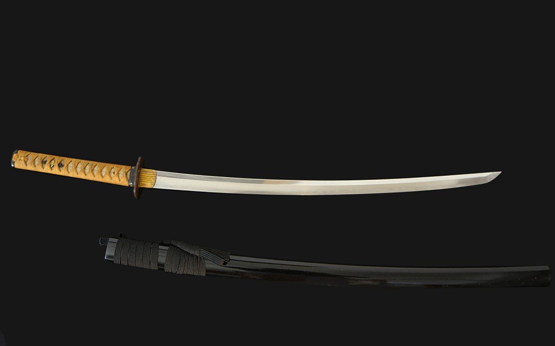 Long Katana Signé Kunishige国重, Période Muromachi (1333–1573)