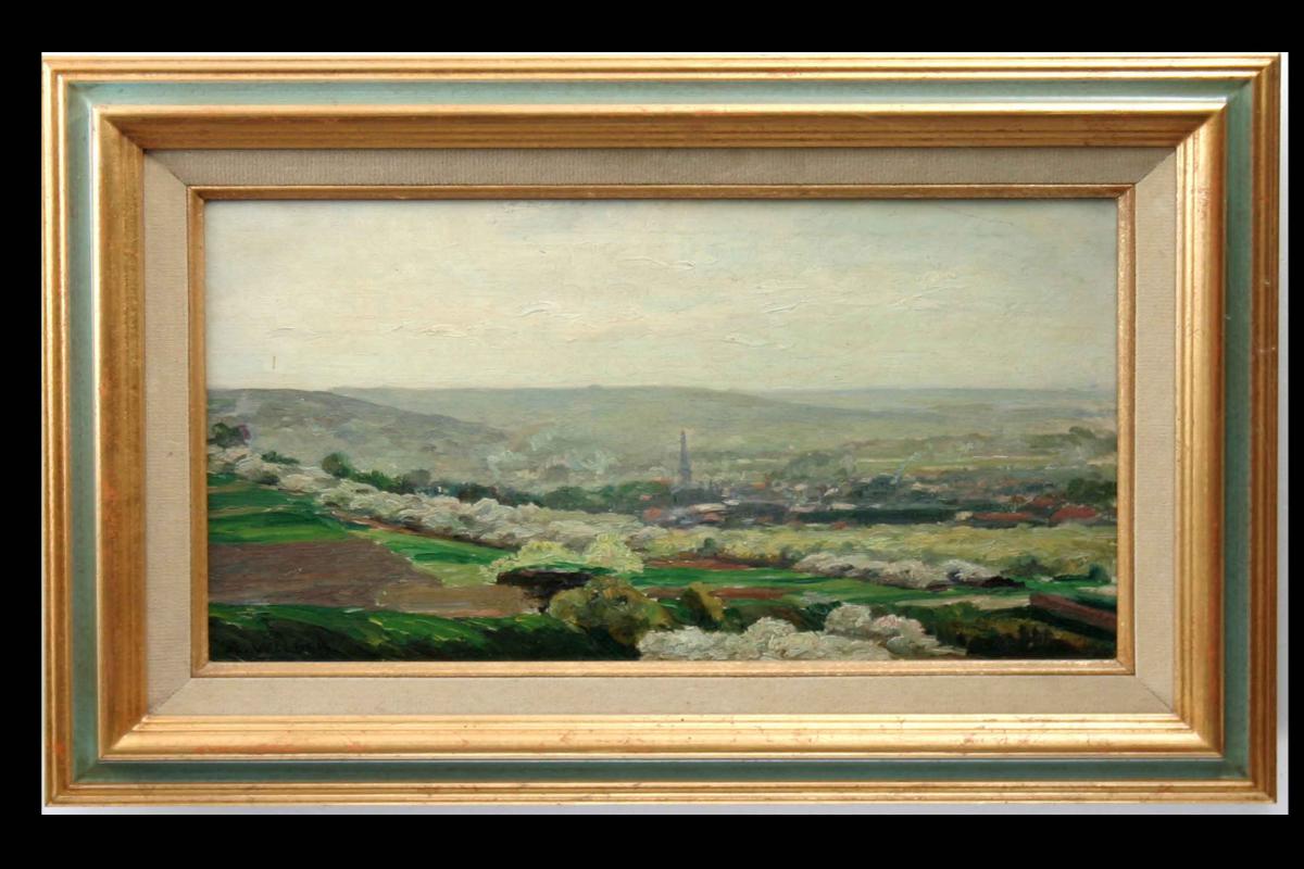 Andrew Wilder, The Andélys, Oil On Canvas Signed