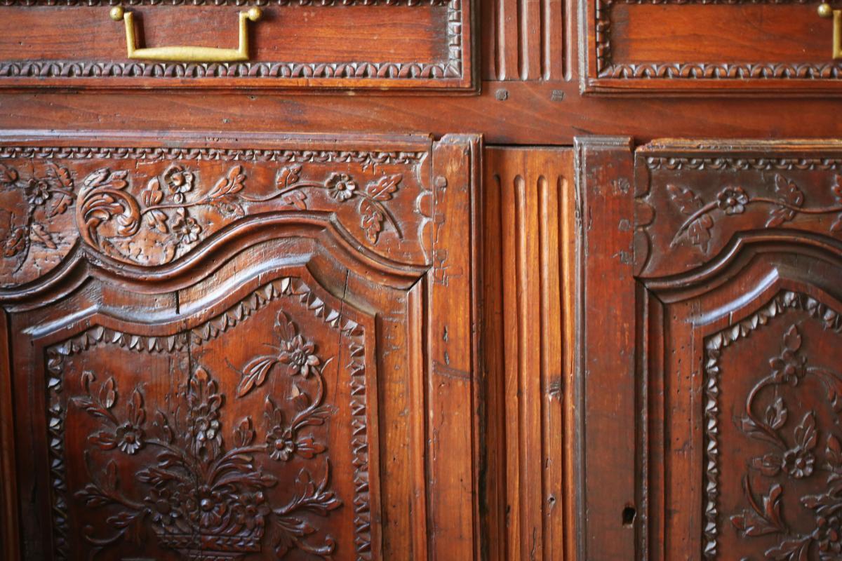 Walnut Buffet Eighteenth Century-photo-3