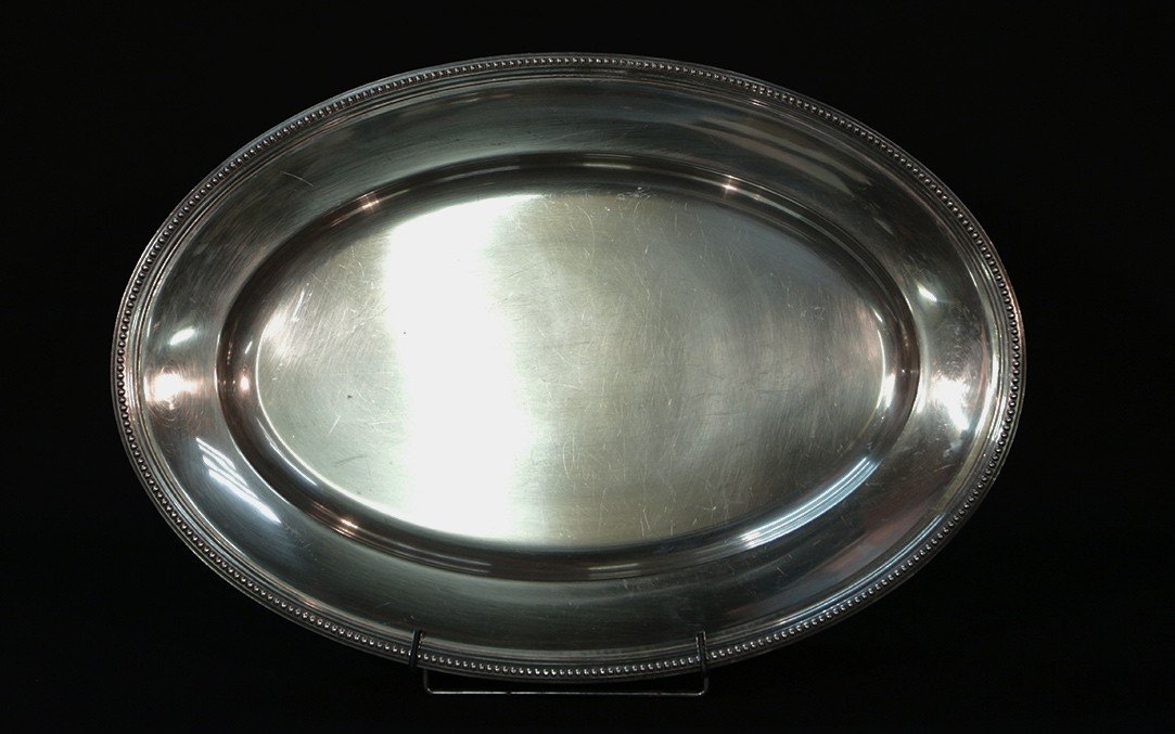 Christofle Silver Metal Tray-photo-4