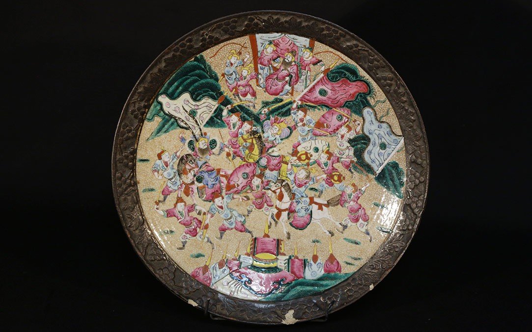 Nankin Dish, Nineteenth, Battle Scene-photo-1