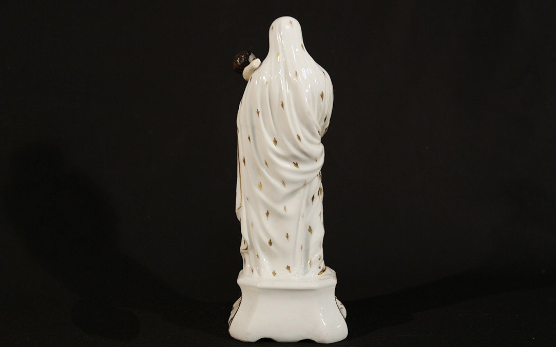 Vierge à l'Enfant, Porcelaine Vieux Paris-photo-3