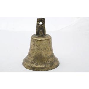 19th Century Bronze Navy Bell (diameter: 20.5 Cm)