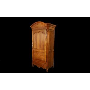 Bonnetière, Wardrobe, Walnut, 18th Century, Louis XVI