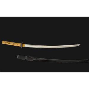 Long Katana Signed Kunishige国重, Muromachi Period (1333–1573)