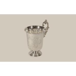 Timpani With Handle, Solid Silver