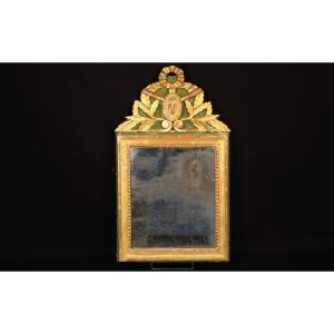 Miroir Vendéen, Louis XVI, bois doré XVIIIeme Siècle 