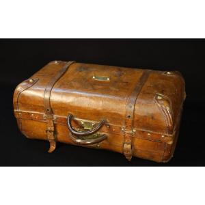 Leather Suitcase, 19th Century 