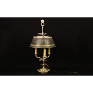 Large Hot Water Bottle Lamp, 1st Empire, Bronze