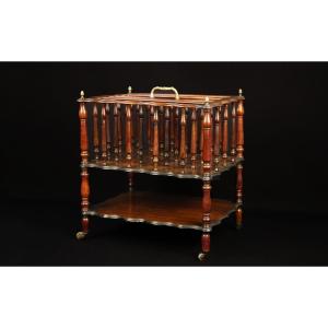 Mahogany And Bronze Sheet Music Holder, 19th Century