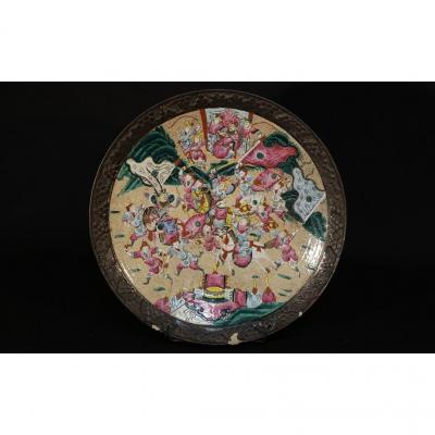 Nankin Dish, Nineteenth, Battle Scene