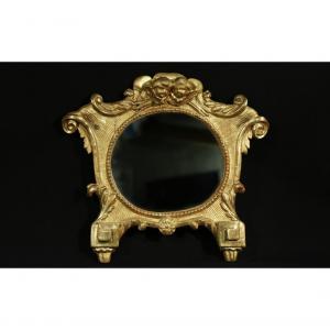 Golden Wood Angelots Mirror, 18th Century