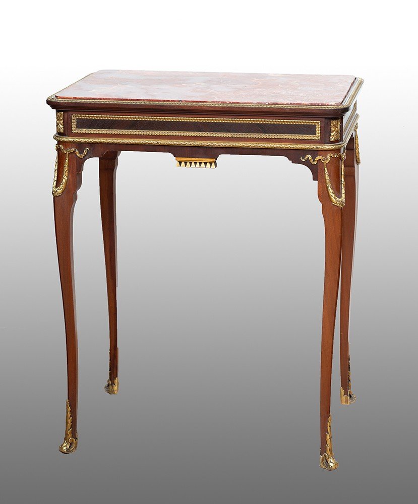 Antique Napoleon III Coffee Table, 19th Century Period.