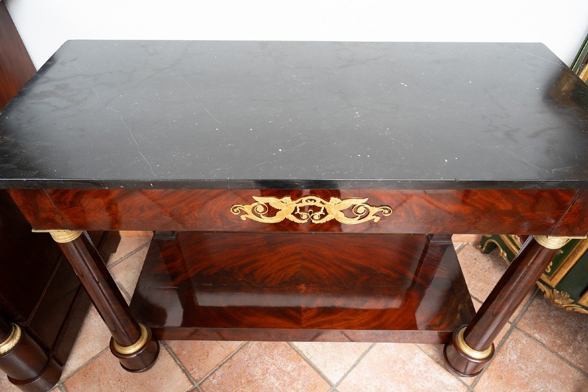 Antique French Empire Console, 19th Century Period.-photo-2