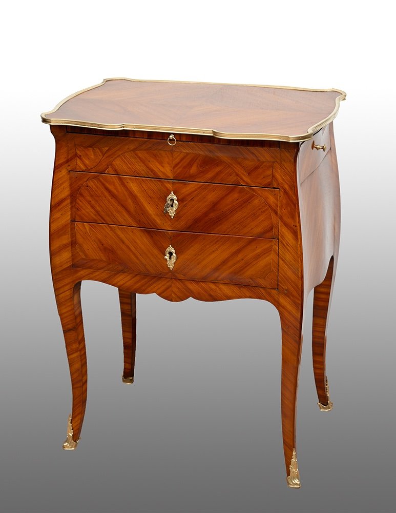 Antique Bedside Table, Late 19th Century Period.