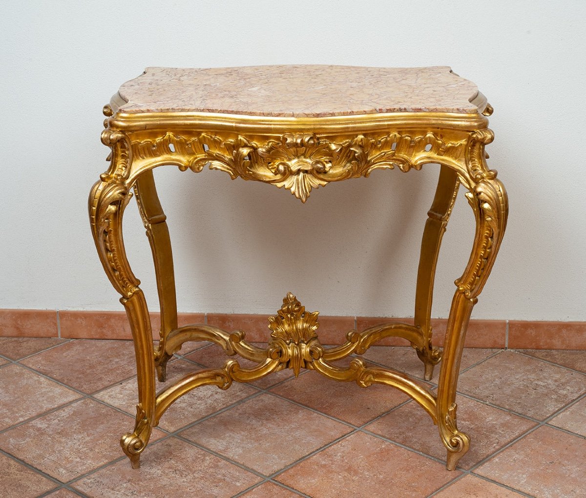 Petit Table Ancienne Napolitaine Louis Philippe, époque 19ème Siècle.-photo-2