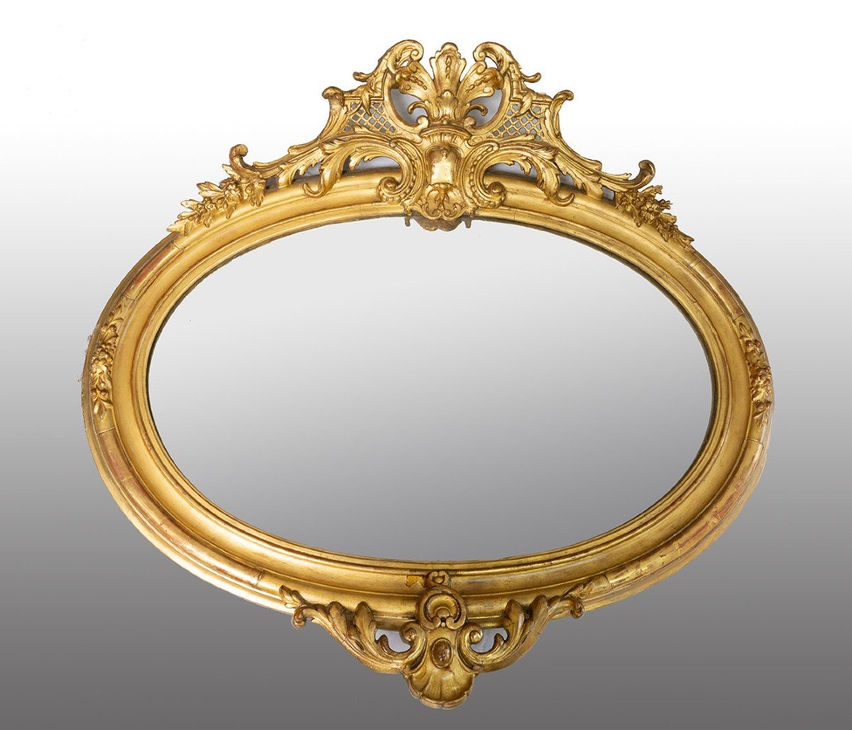 Miroir Ancien Napoléon III France 19ème Siècle.