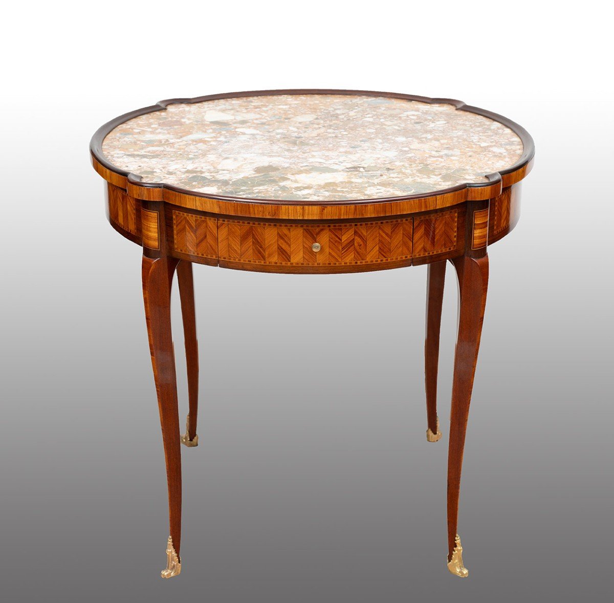 Table Basse Ancienne Française Du 19ème Siècle.