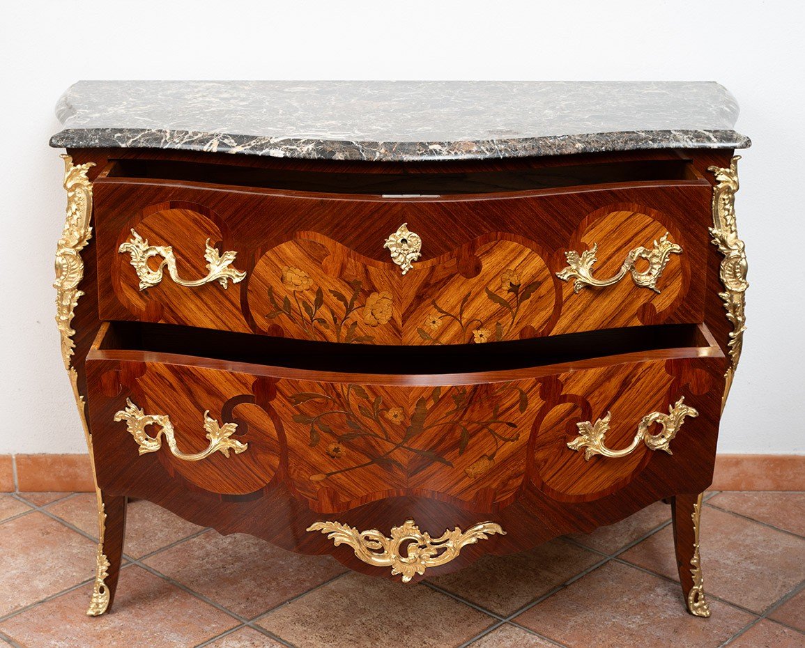 Antique Napoleon III Chest Of Drawers, 19th Century Period.-photo-1