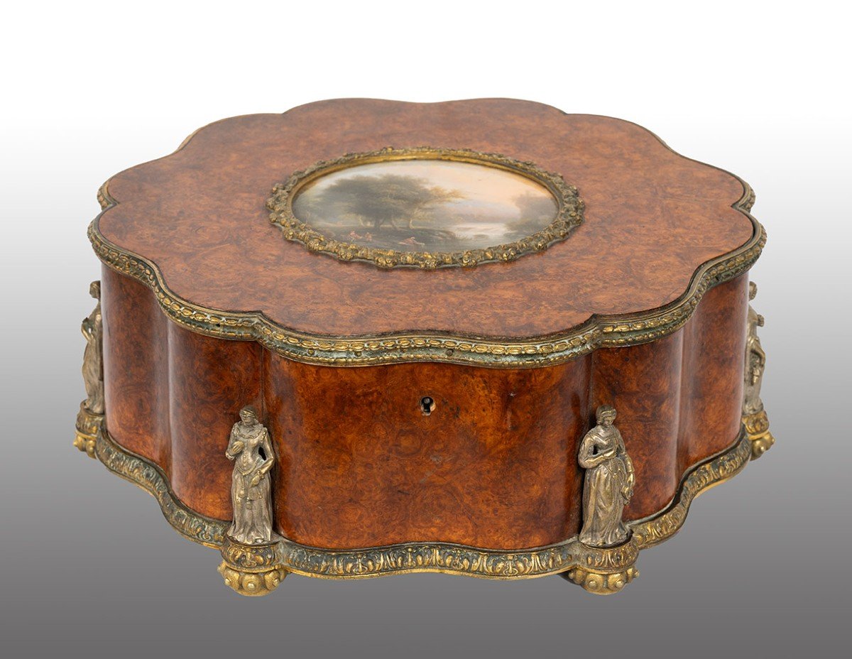 Antique Jewelry Box, France, 19th Century.