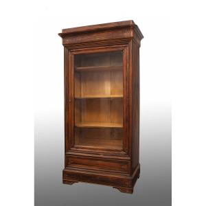 Antique Charles X French Showcase From The 19th Century