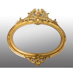 Antique Mirror Napoleon III France 19th Century.