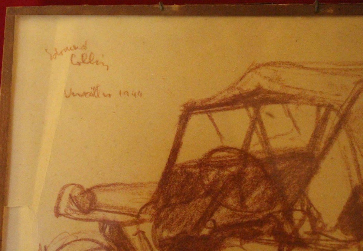 DESSIN Crayon (Edouard COLLIN 1944)-photo-2