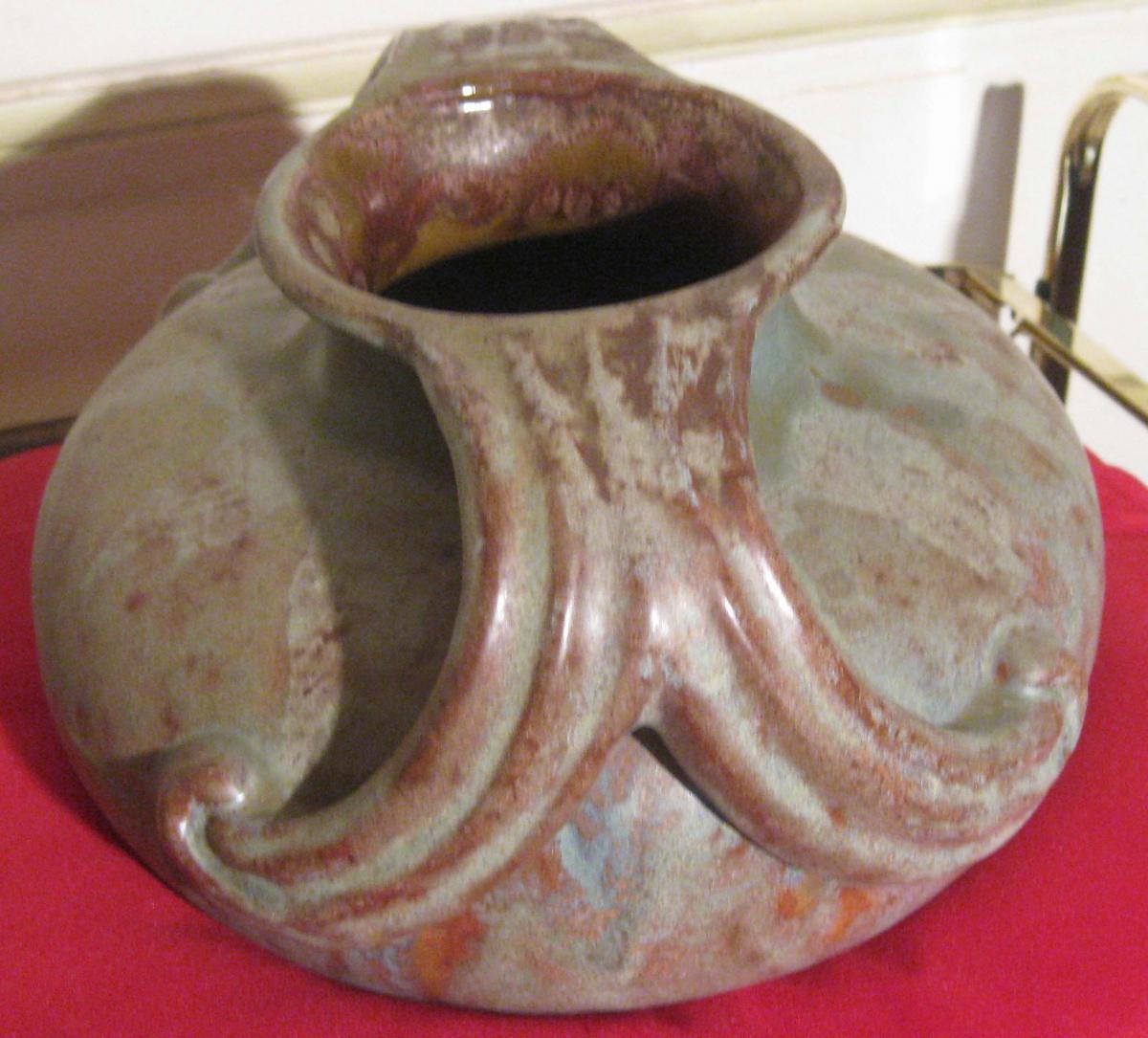 In Desvres Cup Stoneware Art Nouveau-photo-2