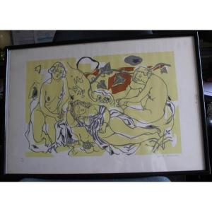 LITHOGRAPHIE Moderne De Gabriel Fournier