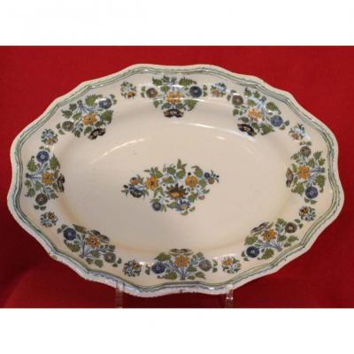 Moustiers Oval Dish 18th