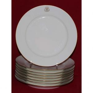 Sevres XIXth Century (8 Porcelain Plates)