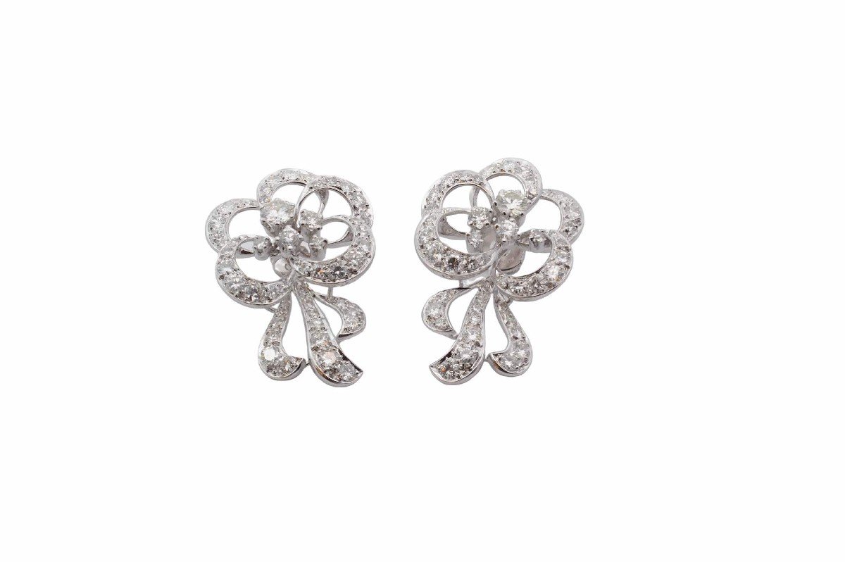 50s Diamond Earrings-photo-4