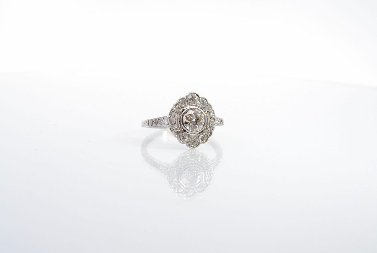 Art Deco Diamond Ring-photo-3