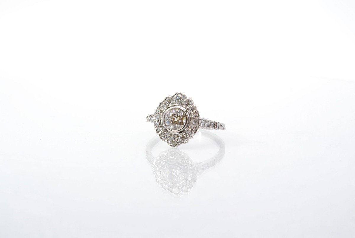 Art Deco Diamond Ring-photo-4