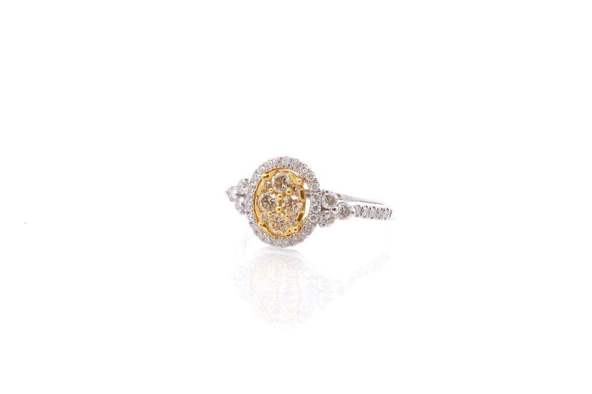 Diamond Ring In 18k Gold