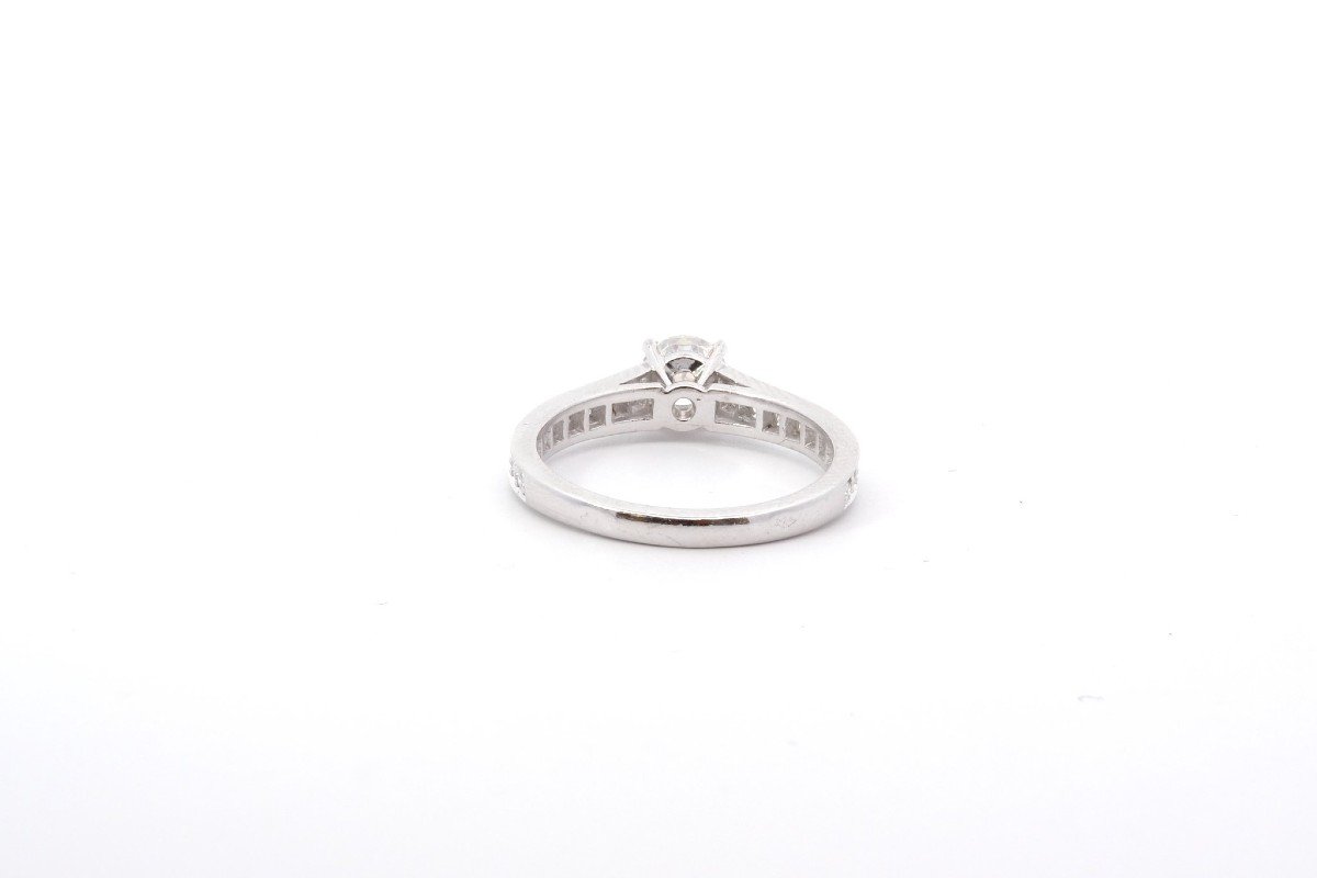 Cartier Diamond Solitaire Ring In Platinum-photo-1