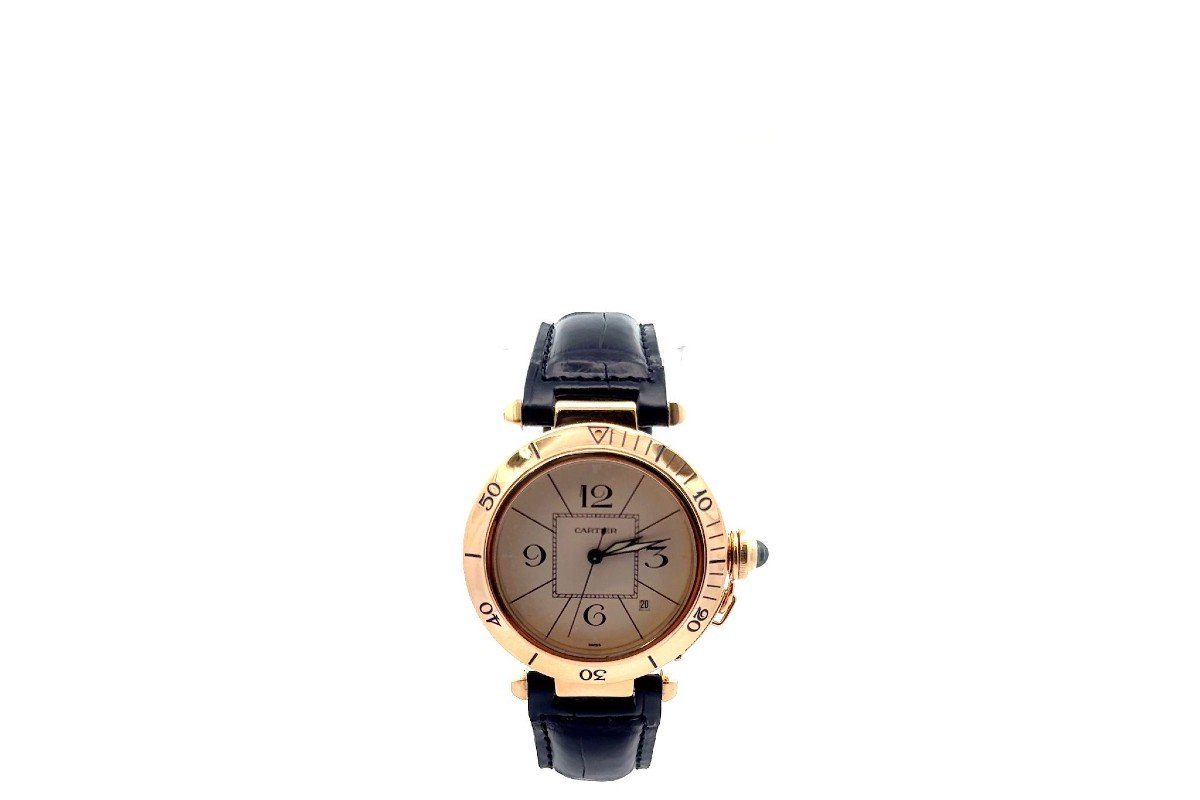 Montre Pasha De Cartier En Or 18k-photo-2