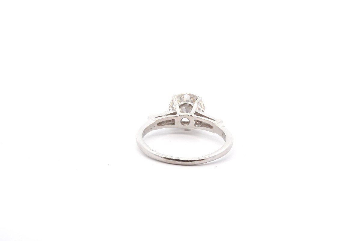 Solitaire Diamond 1.45cts J/vs1 In Platinum-photo-1