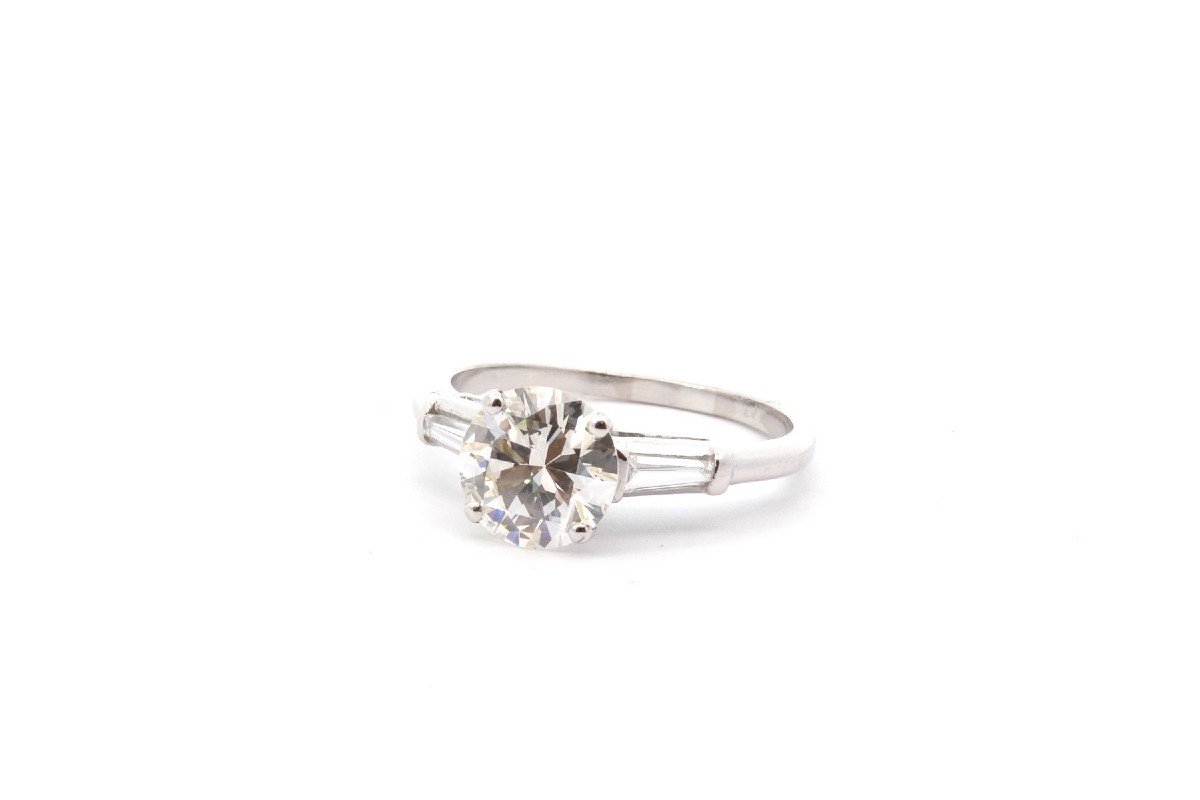 Solitaire Diamond 1.45cts J/vs1 In Platinum