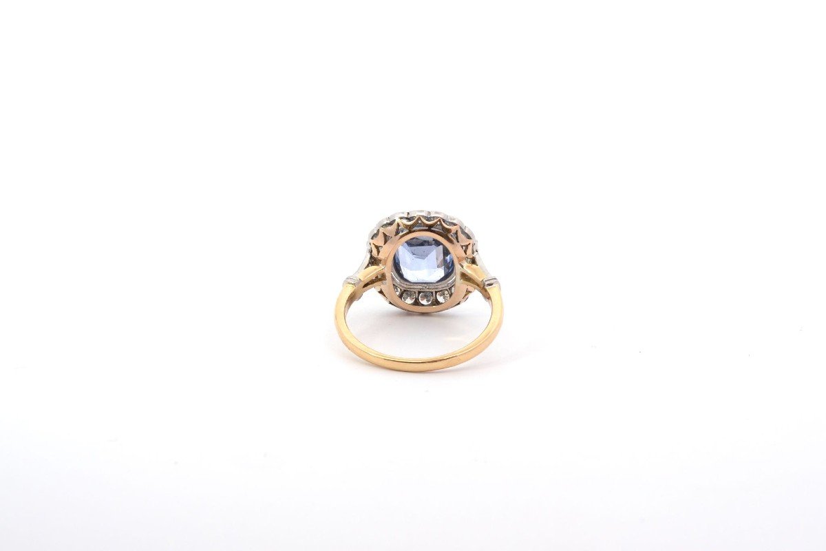 Vintage Sapphire And Diamond Engagement Ring-photo-1