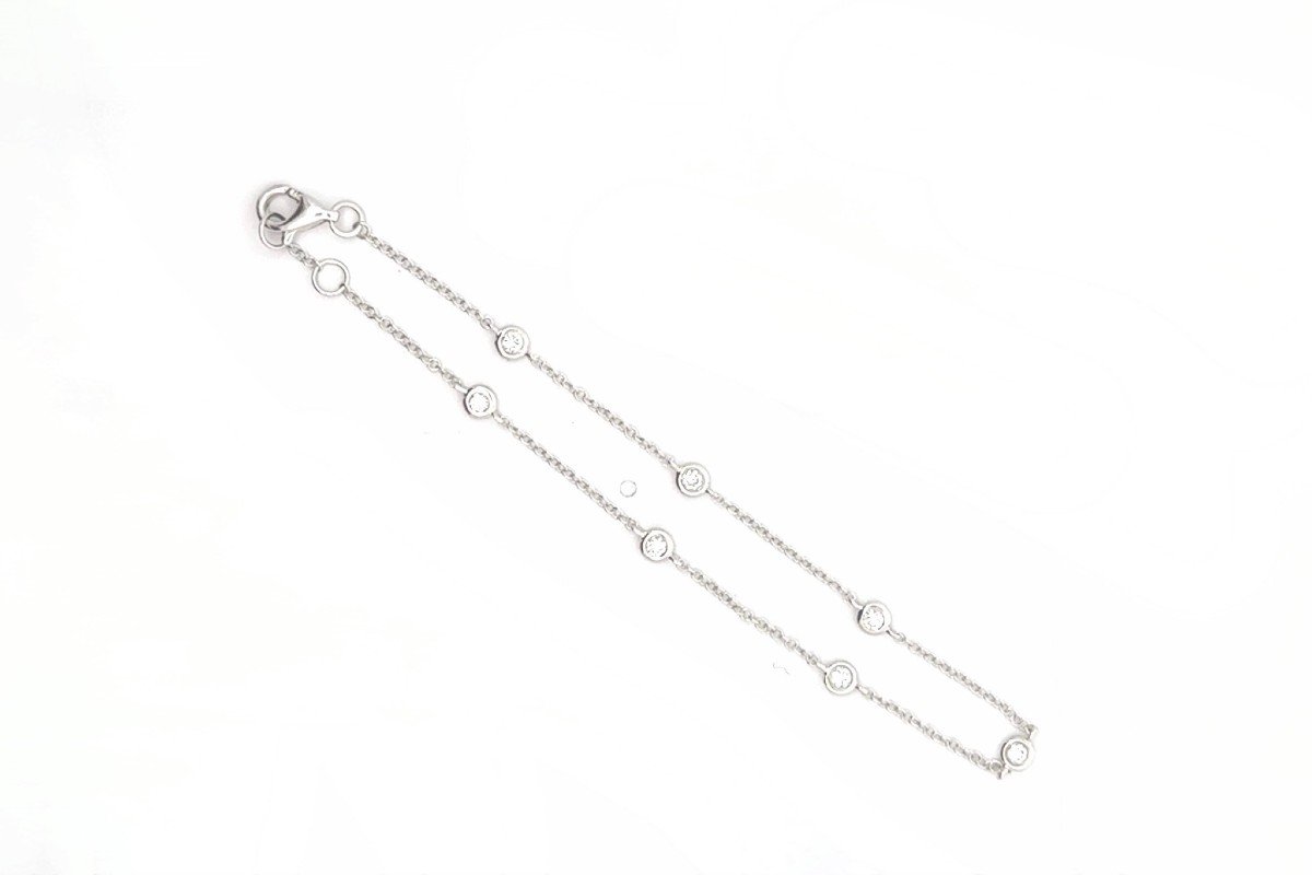 18k White Gold Diamond Bracelet