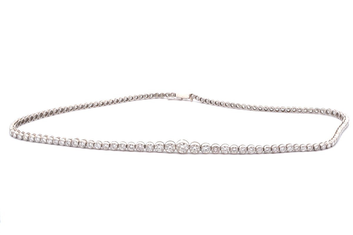 Collier Diamants En Platine-photo-2