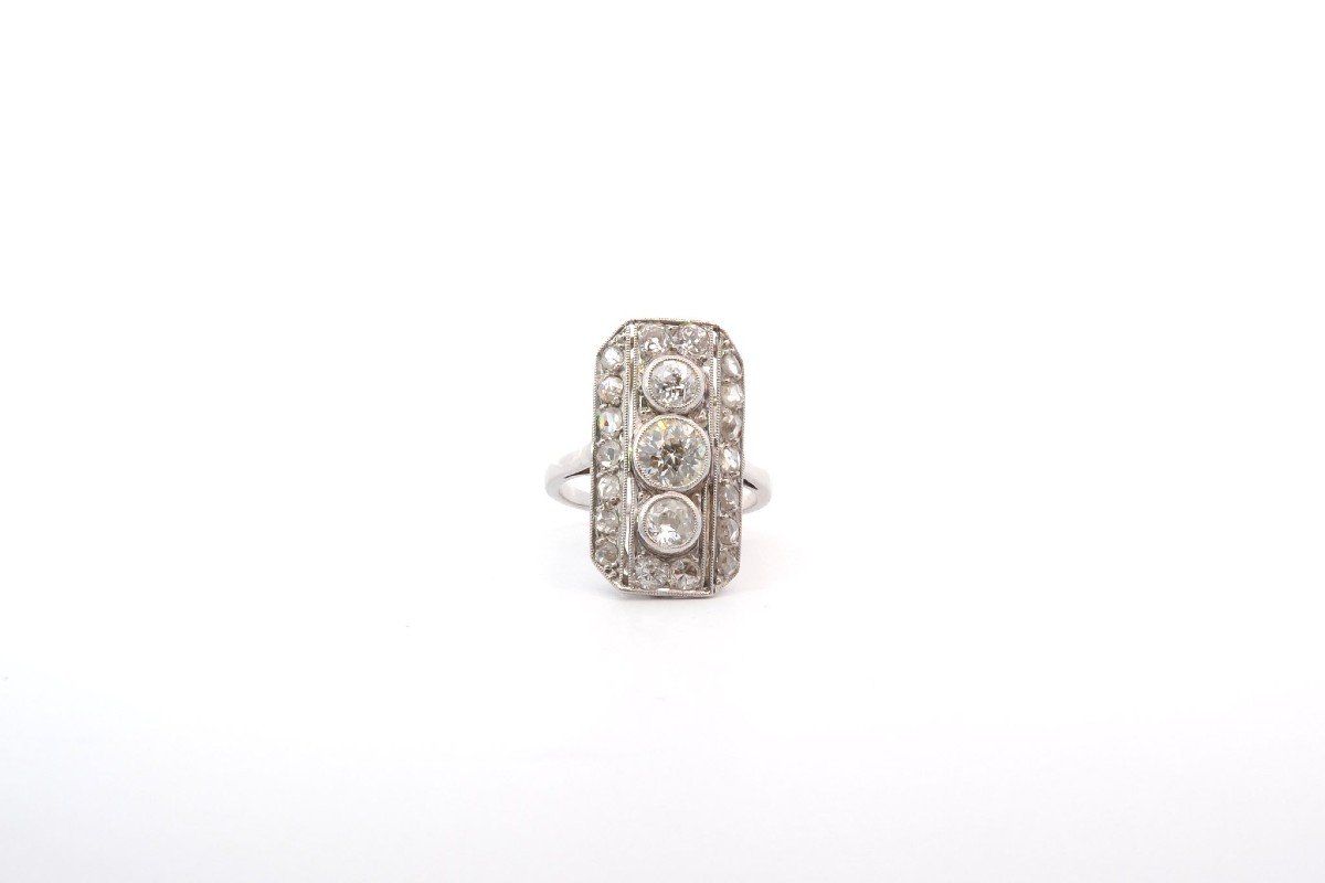 Vintage Art Deco Diamond Ring-photo-2