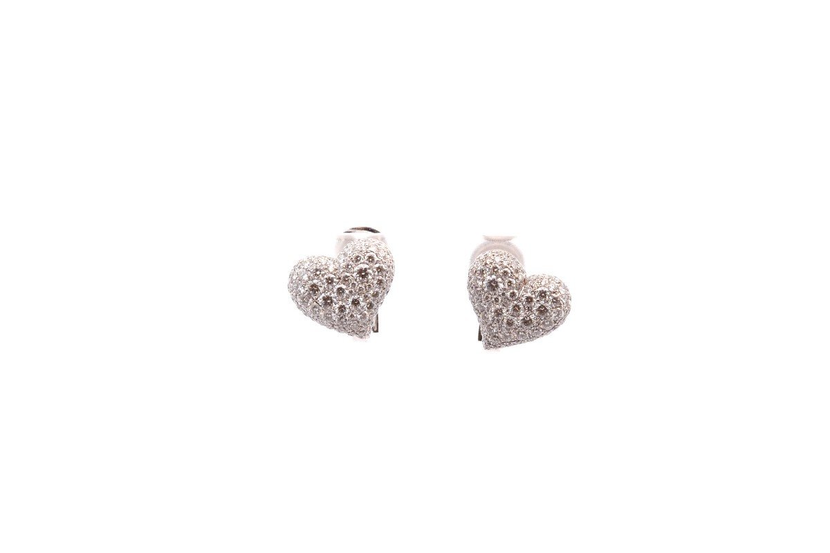 Boucles D’oreilles Koenig Diamants En Or 18k-photo-2