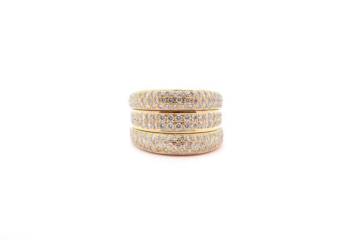 Bague Chopard Strada Diamants En Or 18k-photo-2