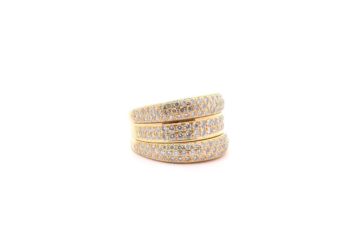 Bague Chopard Strada Diamants En Or 18k-photo-3