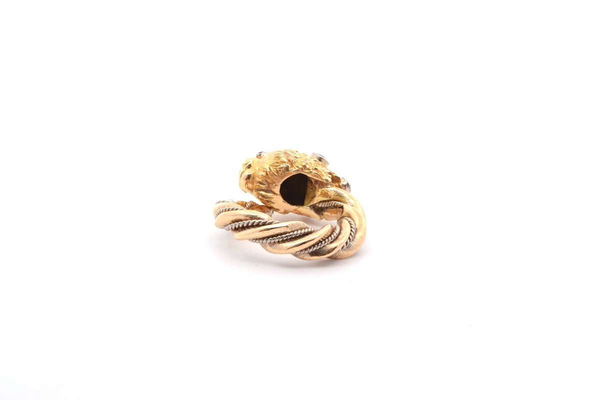 Lalaounis Style Ring In 18k Gold-photo-1